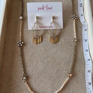 Long Necklace with Park Lane Earrings